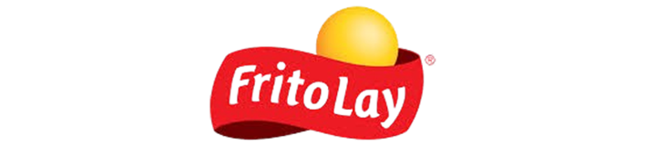 Frito-Lay logo featuring a yellow sun above a red banner with white FritoLay text.